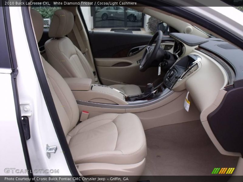 White Diamond Tricoat / Cocoa/Light Cashmere 2010 Buick LaCrosse CXL
