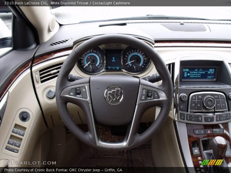 White Diamond Tricoat / Cocoa/Light Cashmere 2010 Buick LaCrosse CXL