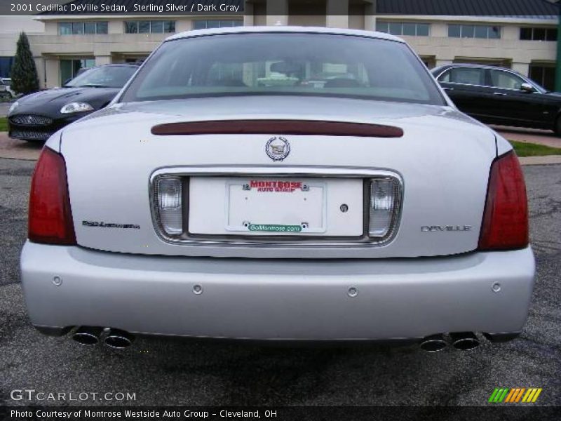 Sterling Silver / Dark Gray 2001 Cadillac DeVille Sedan