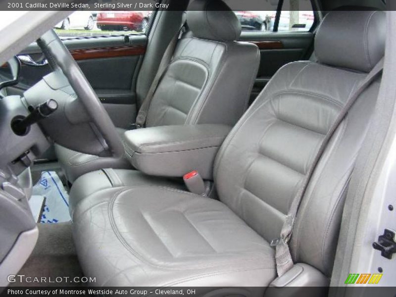 Sterling Silver / Dark Gray 2001 Cadillac DeVille Sedan