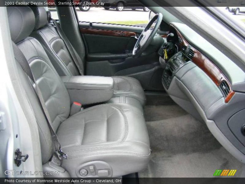 Sterling Silver / Dark Gray 2001 Cadillac DeVille Sedan