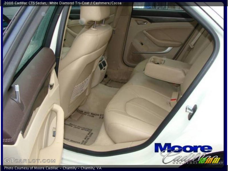 White Diamond Tri-Coat / Cashmere/Cocoa 2008 Cadillac CTS Sedan