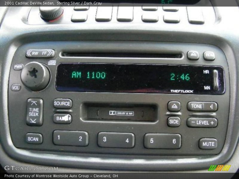 Sterling Silver / Dark Gray 2001 Cadillac DeVille Sedan
