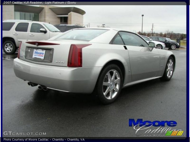 Light Platinum / Ebony 2007 Cadillac XLR Roadster