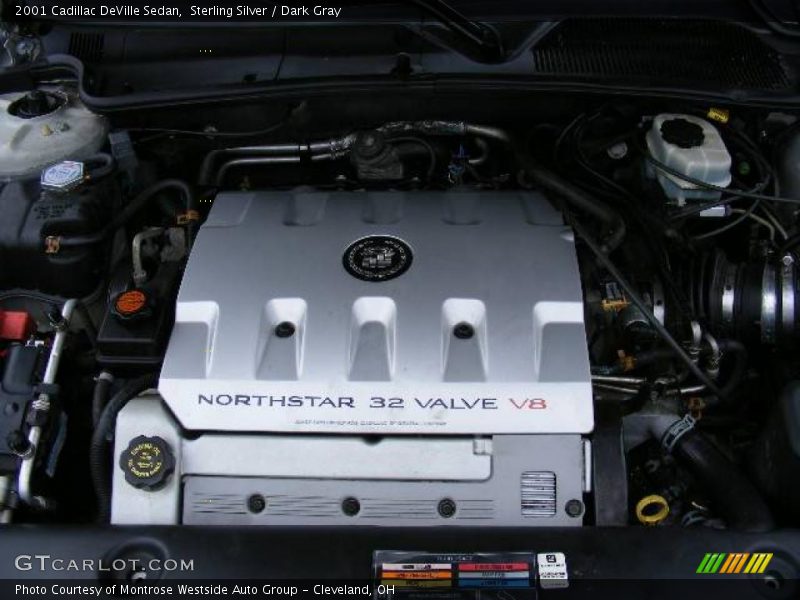 Sterling Silver / Dark Gray 2001 Cadillac DeVille Sedan