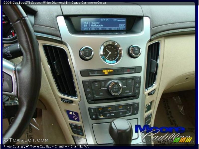 White Diamond Tri-Coat / Cashmere/Cocoa 2008 Cadillac CTS Sedan
