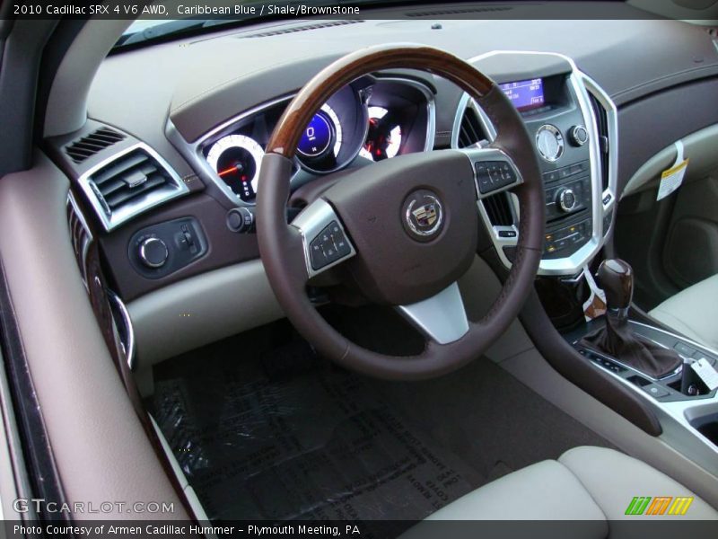 Caribbean Blue / Shale/Brownstone 2010 Cadillac SRX 4 V6 AWD