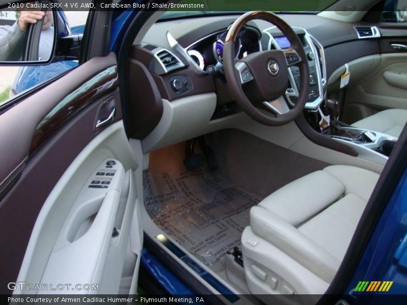 Caribbean Blue / Shale/Brownstone 2010 Cadillac SRX 4 V6 AWD
