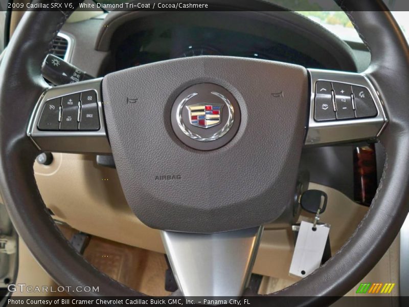 White Diamond Tri-Coat / Cocoa/Cashmere 2009 Cadillac SRX V6
