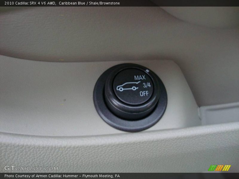 Caribbean Blue / Shale/Brownstone 2010 Cadillac SRX 4 V6 AWD