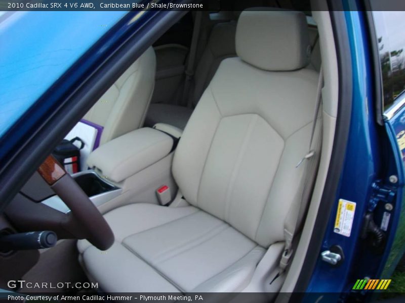 Caribbean Blue / Shale/Brownstone 2010 Cadillac SRX 4 V6 AWD