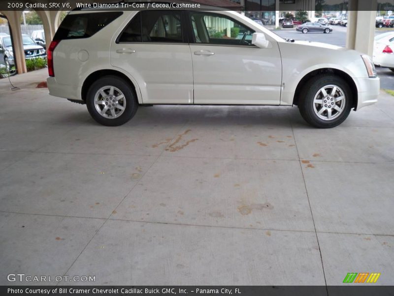 White Diamond Tri-Coat / Cocoa/Cashmere 2009 Cadillac SRX V6