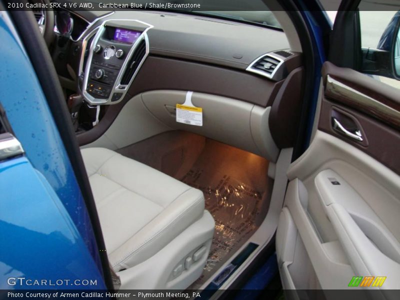 Caribbean Blue / Shale/Brownstone 2010 Cadillac SRX 4 V6 AWD