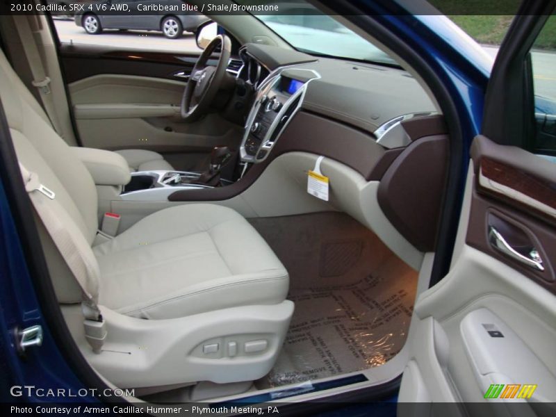 Caribbean Blue / Shale/Brownstone 2010 Cadillac SRX 4 V6 AWD