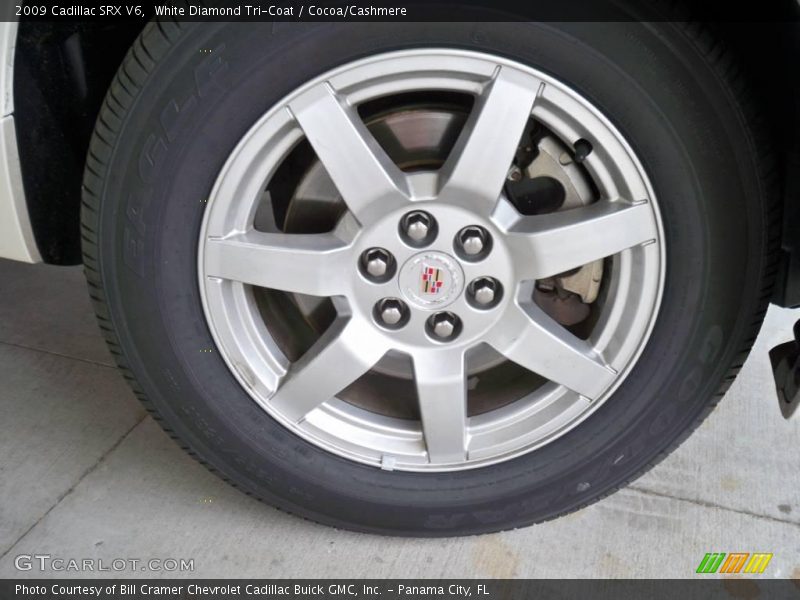 White Diamond Tri-Coat / Cocoa/Cashmere 2009 Cadillac SRX V6