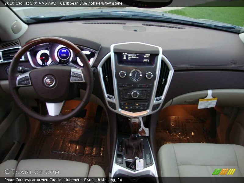 Caribbean Blue / Shale/Brownstone 2010 Cadillac SRX 4 V6 AWD