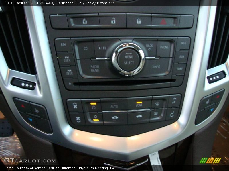 Caribbean Blue / Shale/Brownstone 2010 Cadillac SRX 4 V6 AWD