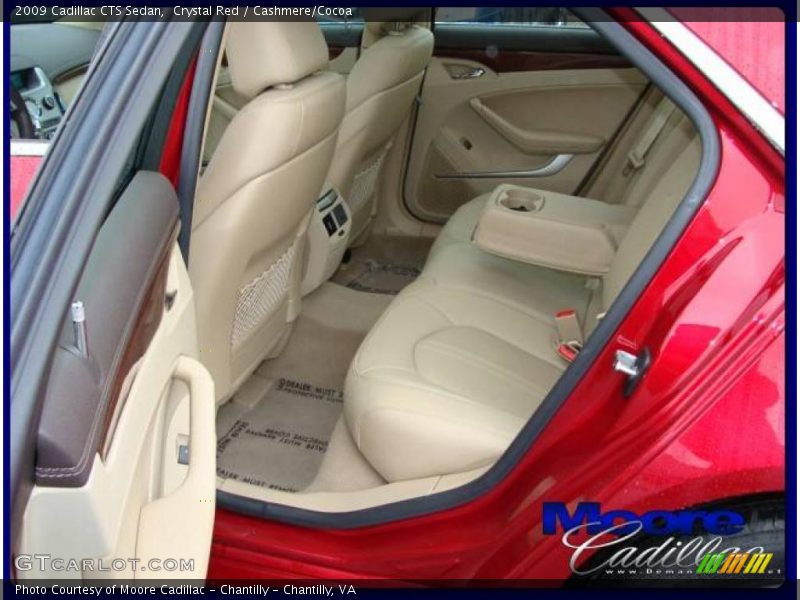 Crystal Red / Cashmere/Cocoa 2009 Cadillac CTS Sedan