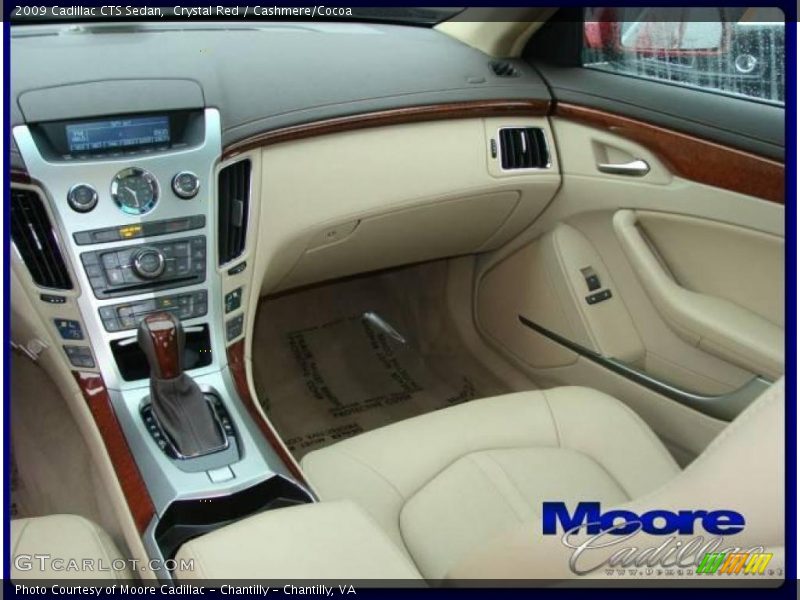 Crystal Red / Cashmere/Cocoa 2009 Cadillac CTS Sedan