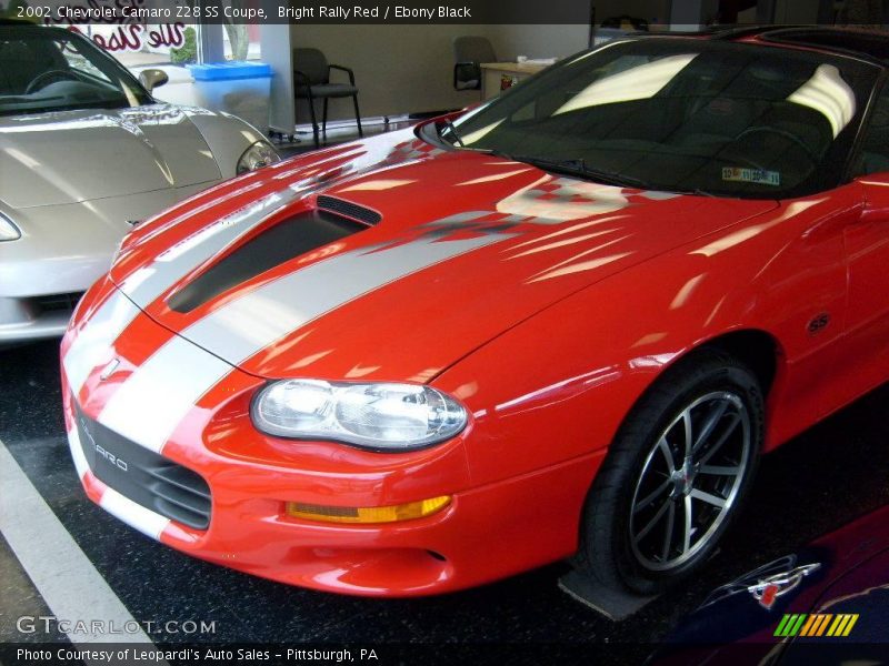 Bright Rally Red / Ebony Black 2002 Chevrolet Camaro Z28 SS Coupe
