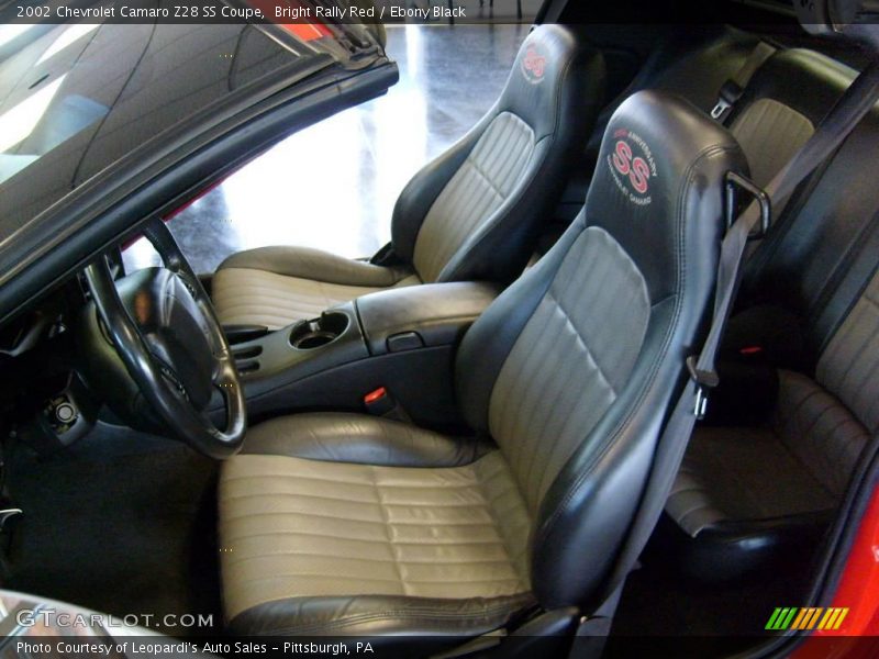 Bright Rally Red / Ebony Black 2002 Chevrolet Camaro Z28 SS Coupe