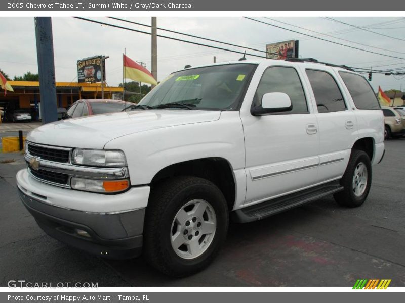 Summit White / Gray/Dark Charcoal 2005 Chevrolet Tahoe LT