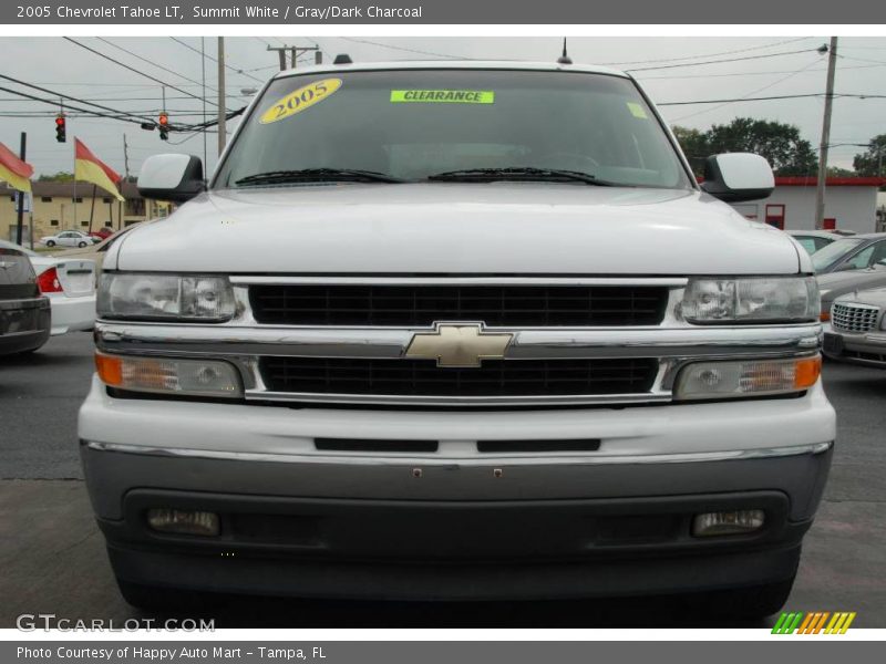 Summit White / Gray/Dark Charcoal 2005 Chevrolet Tahoe LT