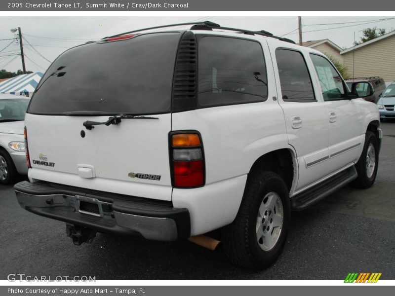 Summit White / Gray/Dark Charcoal 2005 Chevrolet Tahoe LT