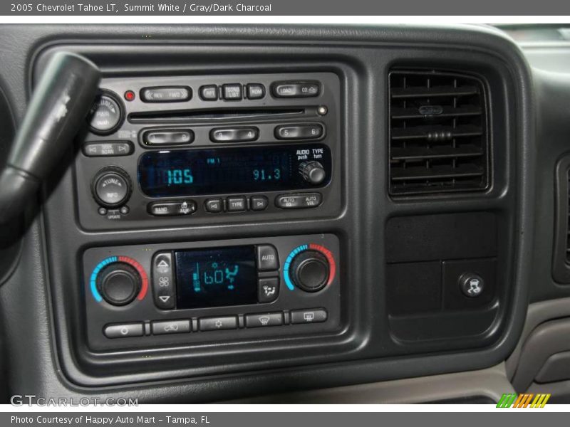 Summit White / Gray/Dark Charcoal 2005 Chevrolet Tahoe LT