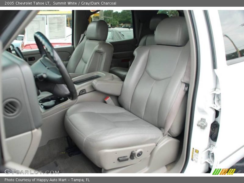 Summit White / Gray/Dark Charcoal 2005 Chevrolet Tahoe LT