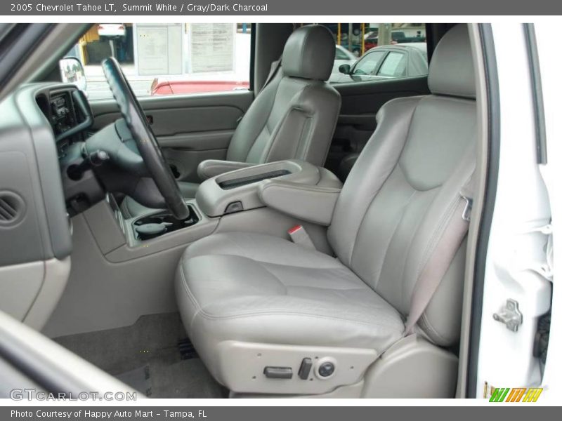 Summit White / Gray/Dark Charcoal 2005 Chevrolet Tahoe LT