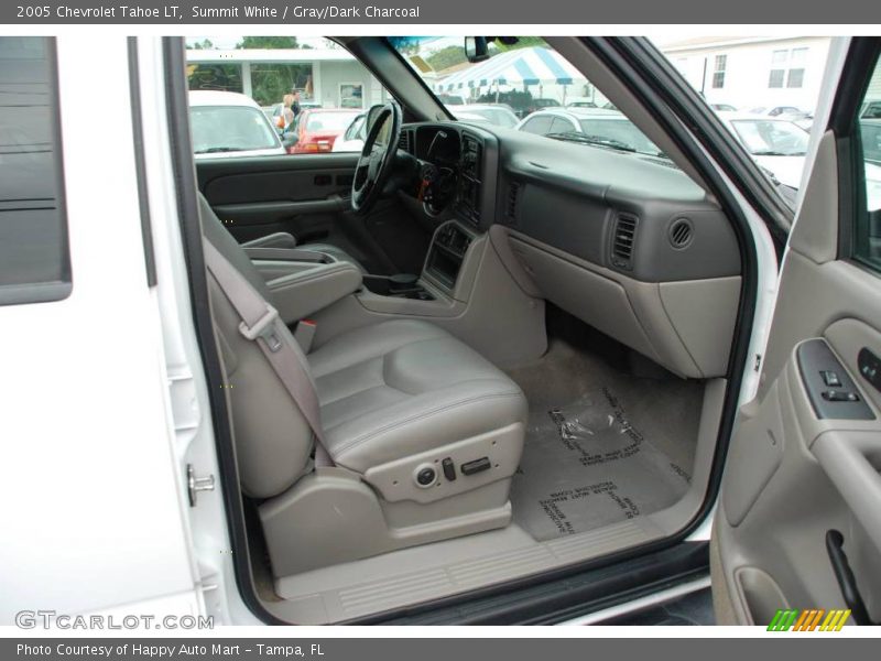 Summit White / Gray/Dark Charcoal 2005 Chevrolet Tahoe LT