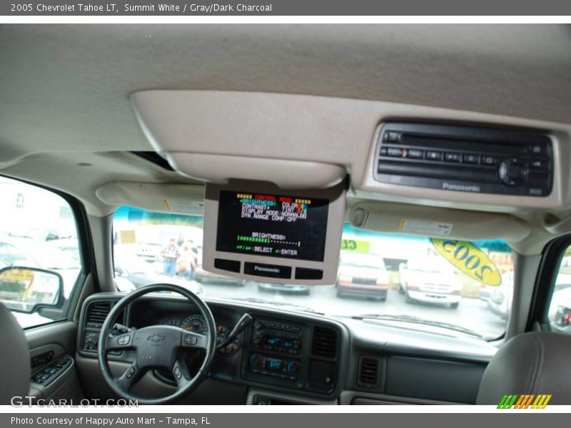 Summit White / Gray/Dark Charcoal 2005 Chevrolet Tahoe LT