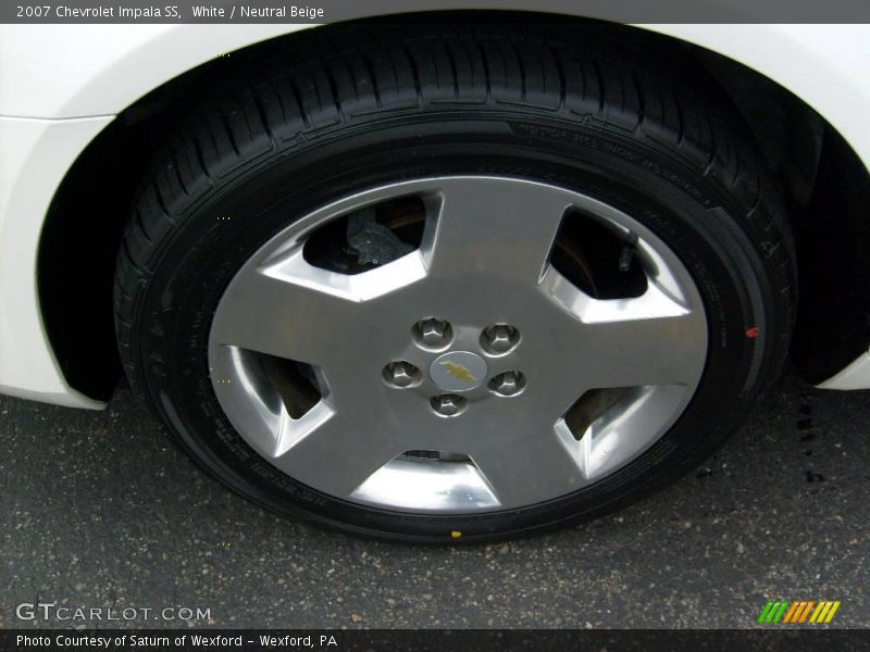White / Neutral Beige 2007 Chevrolet Impala SS