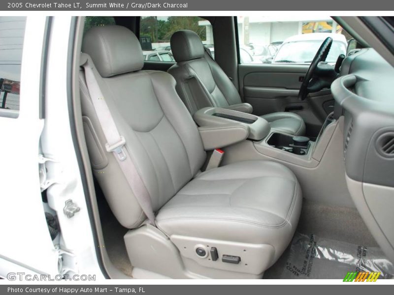 Summit White / Gray/Dark Charcoal 2005 Chevrolet Tahoe LT