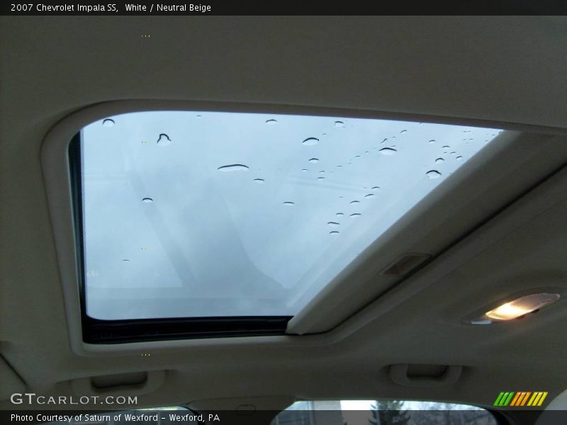 White / Neutral Beige 2007 Chevrolet Impala SS