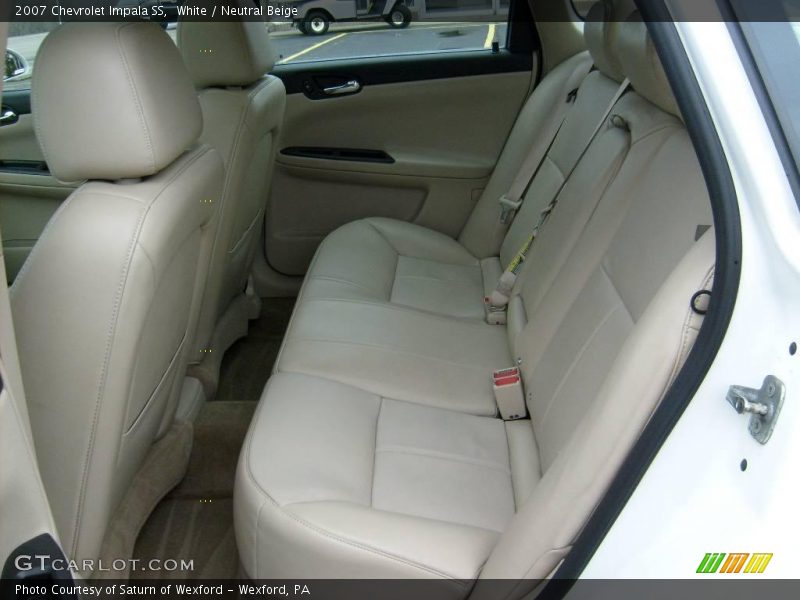 White / Neutral Beige 2007 Chevrolet Impala SS