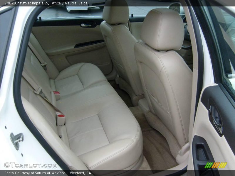 White / Neutral Beige 2007 Chevrolet Impala SS