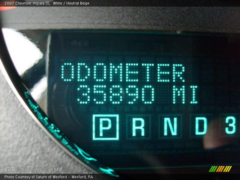 White / Neutral Beige 2007 Chevrolet Impala SS