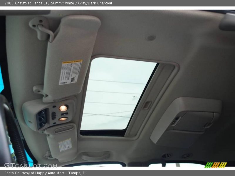 Summit White / Gray/Dark Charcoal 2005 Chevrolet Tahoe LT