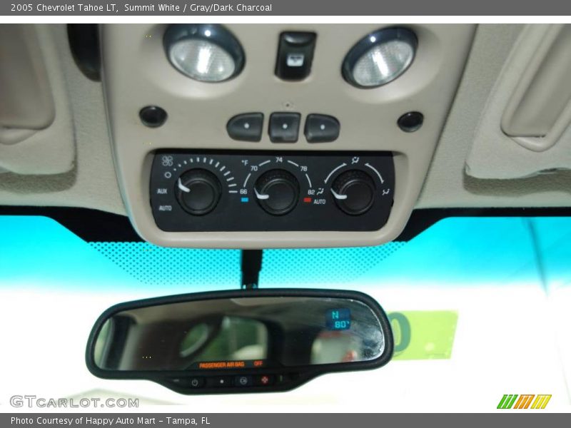 Summit White / Gray/Dark Charcoal 2005 Chevrolet Tahoe LT