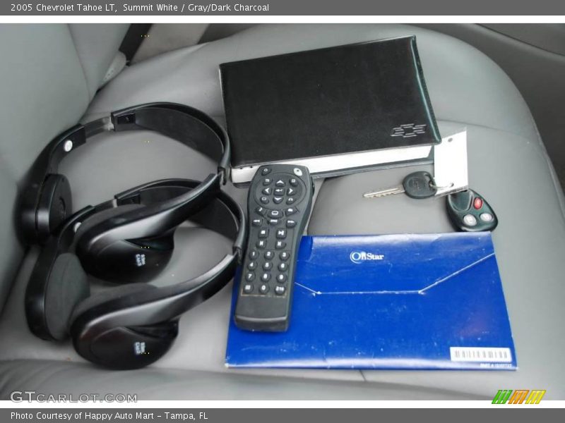 Summit White / Gray/Dark Charcoal 2005 Chevrolet Tahoe LT