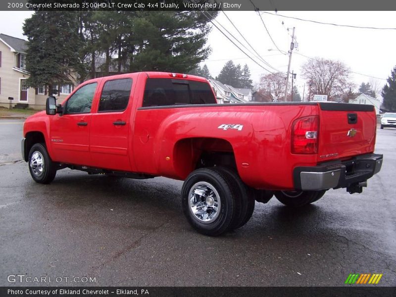 Victory Red / Ebony 2009 Chevrolet Silverado 3500HD LT Crew Cab 4x4 Dually