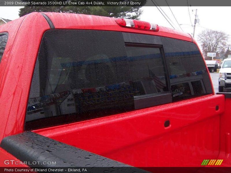 Victory Red / Ebony 2009 Chevrolet Silverado 3500HD LT Crew Cab 4x4 Dually