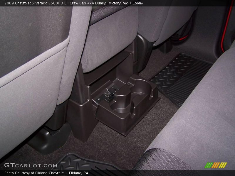 Victory Red / Ebony 2009 Chevrolet Silverado 3500HD LT Crew Cab 4x4 Dually