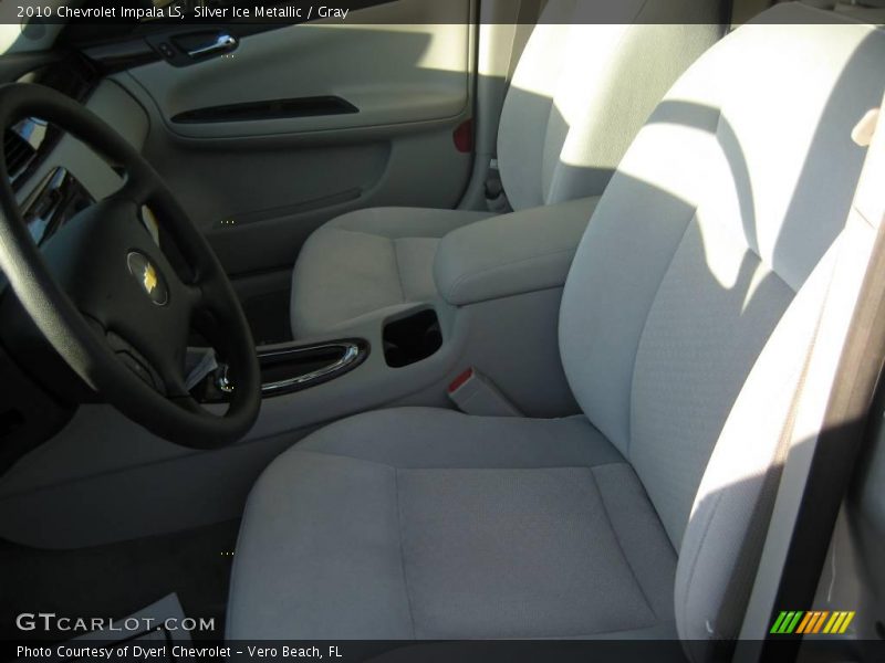 Silver Ice Metallic / Gray 2010 Chevrolet Impala LS