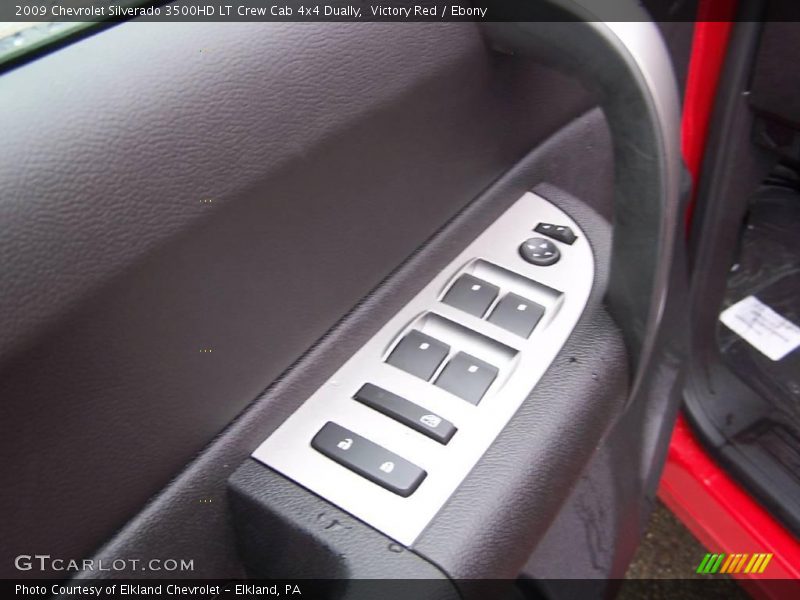 Victory Red / Ebony 2009 Chevrolet Silverado 3500HD LT Crew Cab 4x4 Dually