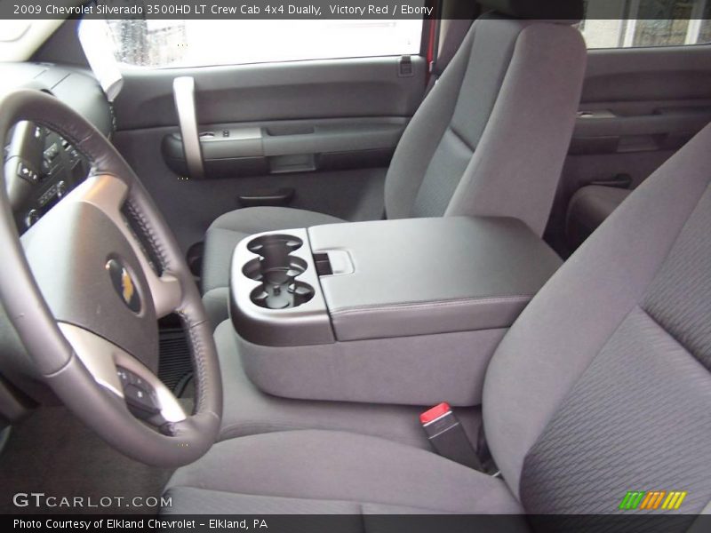 Victory Red / Ebony 2009 Chevrolet Silverado 3500HD LT Crew Cab 4x4 Dually