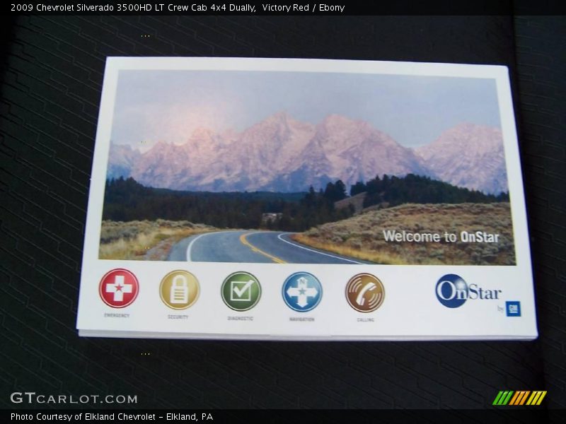 Victory Red / Ebony 2009 Chevrolet Silverado 3500HD LT Crew Cab 4x4 Dually