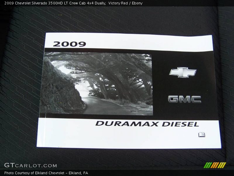 Victory Red / Ebony 2009 Chevrolet Silverado 3500HD LT Crew Cab 4x4 Dually
